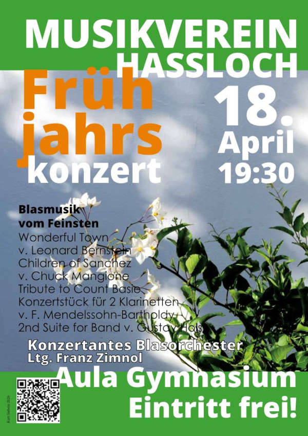 Frühjahrskonzert Musikverein Haßloch im April 2026