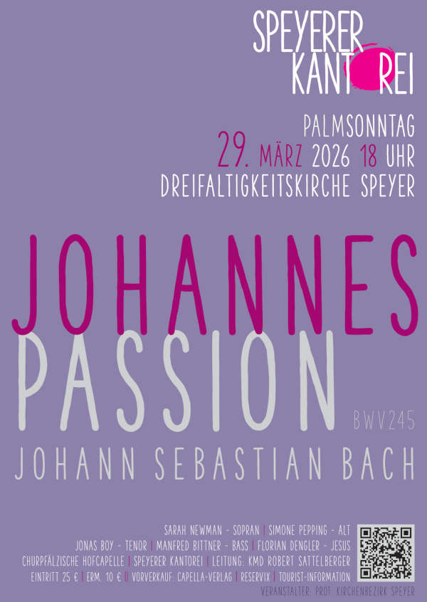 Johannespassion im März 2026 in Speyer