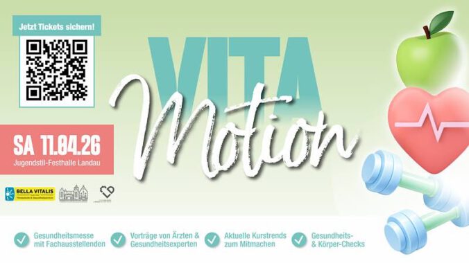 Gesundheitsmesse „VitaMotion“ im April 2026 in Landau