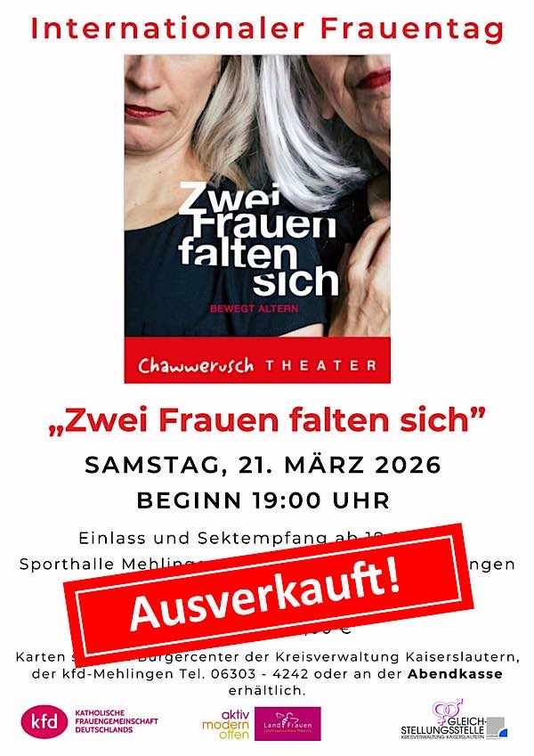 Vorstellung „Zwei Frauen falten sich” im März 2026 in Mehlingen