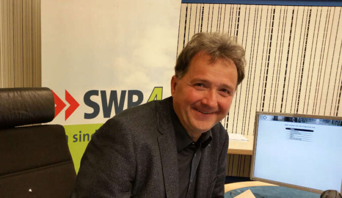 Landgraf im SWR 4 Studio (Quelle: Michael Landgraf)