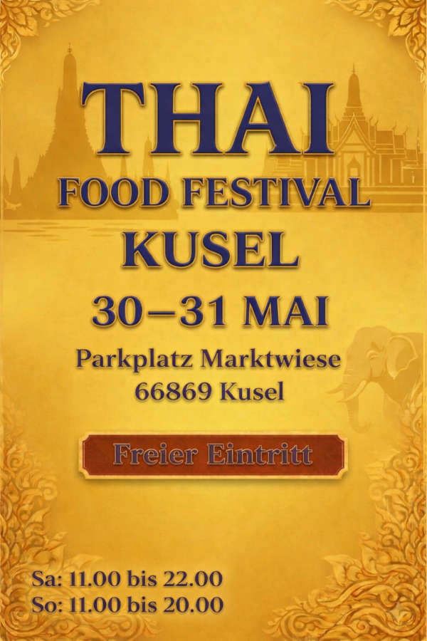 Thai Food Festival Kusel im Mai 2026
