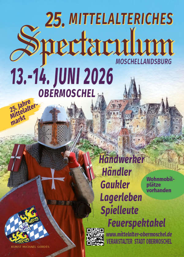 25. Mittelalterliches Spectaculum Obermoschel im Juni 2026