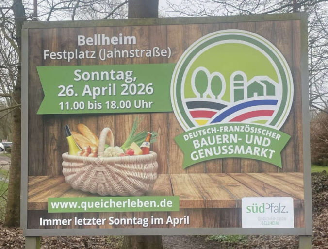 8. Deutsch-Französischer Bauern- und Genussmarkt im April 2026 in Bellheim