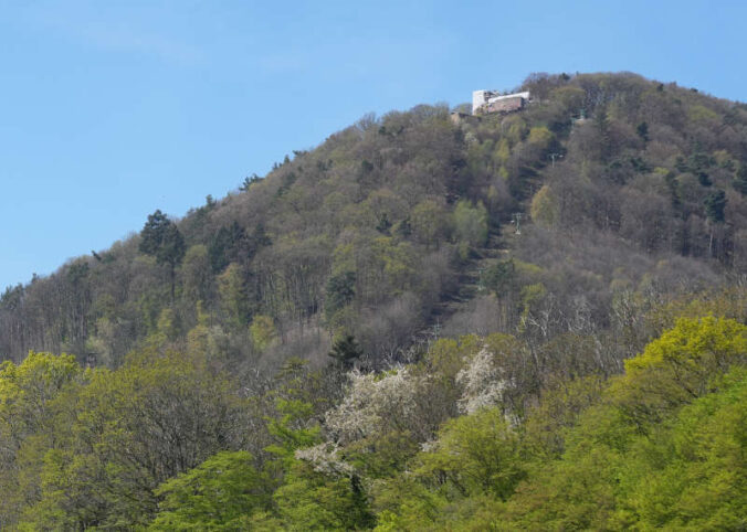Die Rietburg und die Sesselbahn (Foto: Holger Knecht)