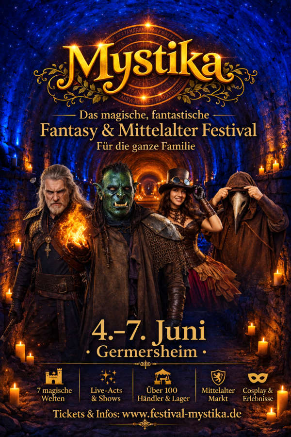 Mystika Festival im Juni 2026 in Germersheim