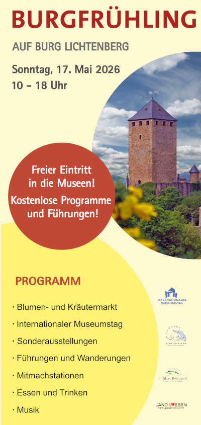 „Burgfrühling“ im Mai 2026 auf Burg Lichtenberg