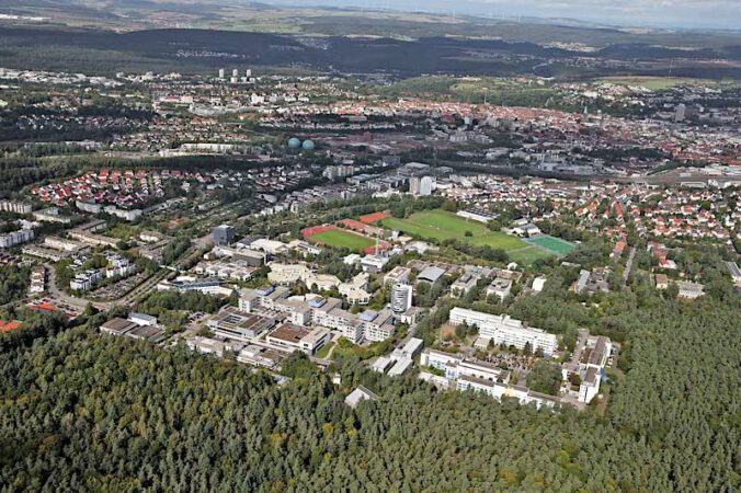 Blick über den Campus der RPTU in Kaiserslautern. (Foto: RPTU, Karl Opfermann)
