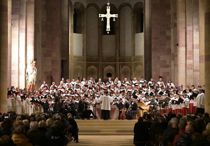 Konzert der Dommusik Speyer im Speyerer Dom (Aufnahme vom festlichen Adventskonzert „Magnificat“ im Dezember 2025) (Quelle: Dommusik Speyer, Foto: Klaus Landry)