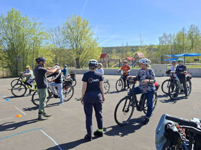 E-Bike-Training in Rodenbach (Foto: Kreisverwaltung Kaiserslautern)