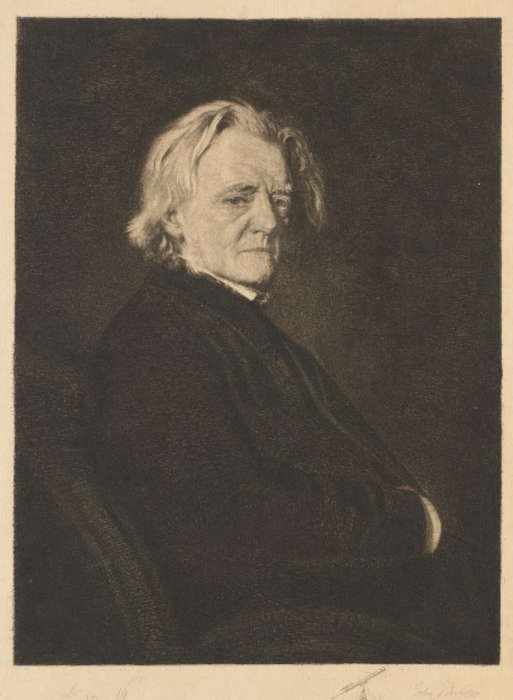 Porträt Georg von Neumayer von John Philipp, um 1908. (Bildnachweis: LBZ)