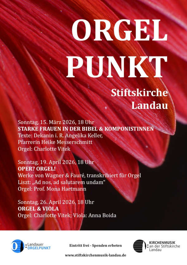 Orgelpunkt im April 2026 in Landau