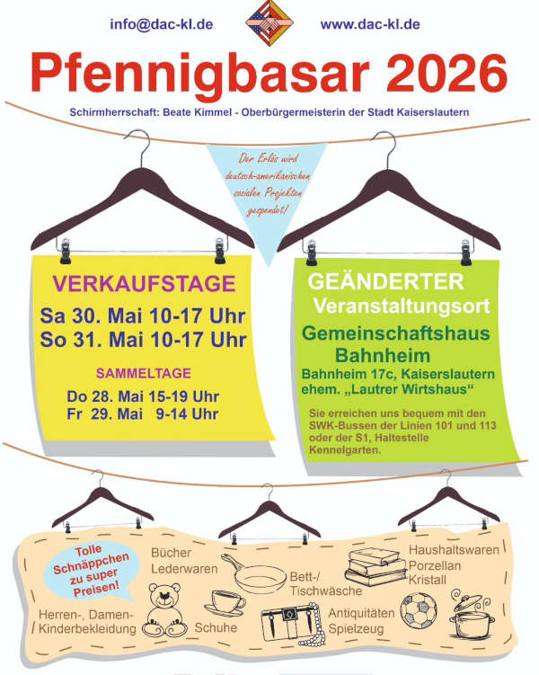 𝐏𝐟𝐞𝐧𝐧𝐢𝐠𝐛𝐚𝐬𝐚𝐫 im Mai 2026 in Kaiserslautern