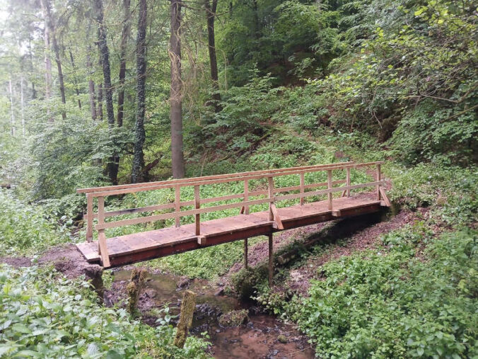 Die neue Brücke über den Heilbach (Foto: StadtZW/MK)