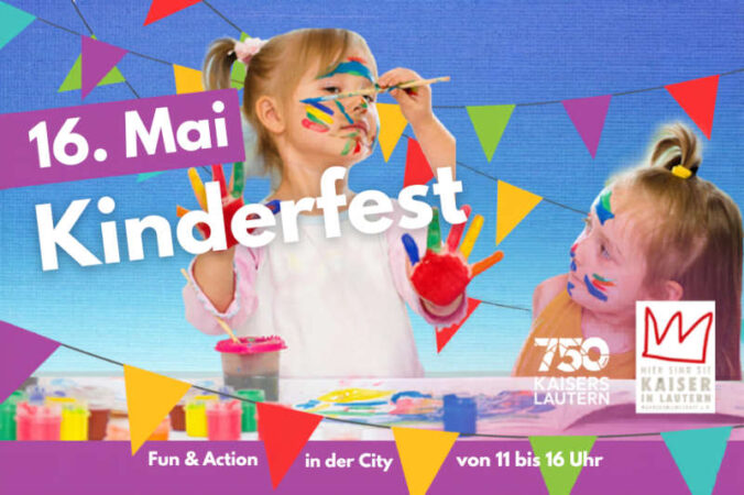 Kinderfest „Fun & Action in der City“ im Mai 2026 in Kaiserslautern