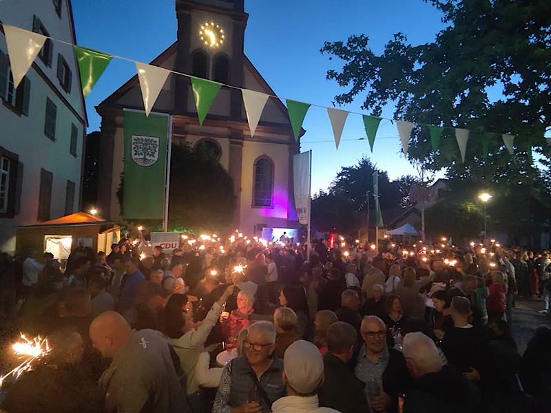 Lichtermeer (Foto: CDU-Stadtverband Hagenbach)