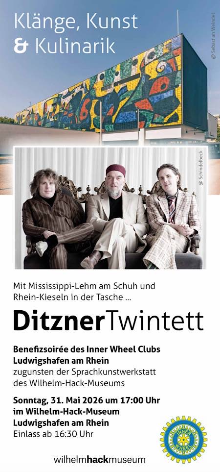 Benefizsoirée des Fördervereins des IWC Ludwigshafen im Mai 2026 in Ludwigshafen