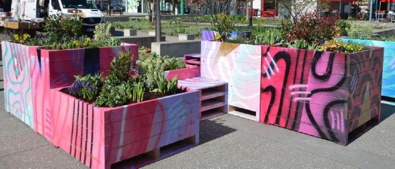 PopUpPark Jakobsplatz (Foto: Stadt FT)