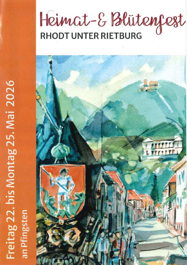 Heimat- und Blütenfest im Mai 2026 in Rhodt unter Rietburg