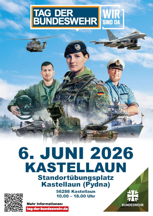 Tag der Bundeswehr 2026 im Juni in Kastellaun