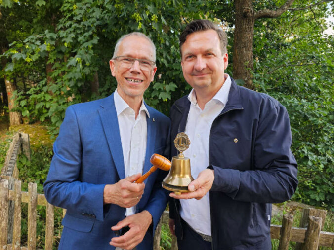 v.l.: Stefan Grutke und Christian Hormuth (Foto: Lions Club Neustadt Weinstraße)