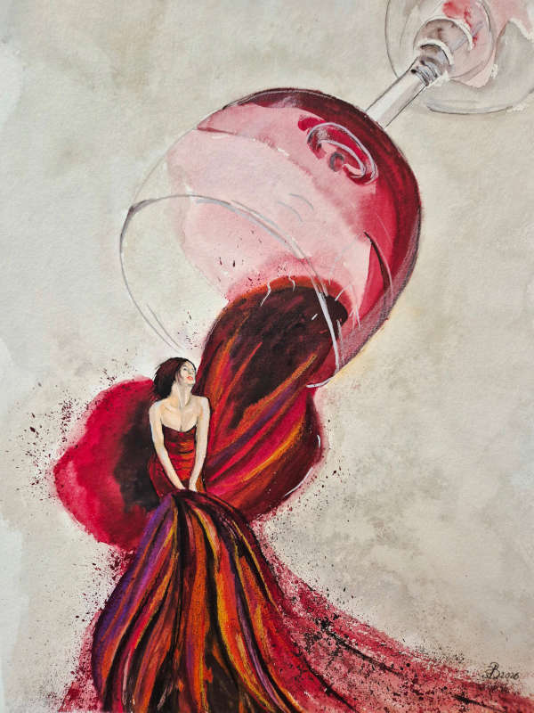 „Rotweinlady“ (Bildquelle: Silke Ballheimer)