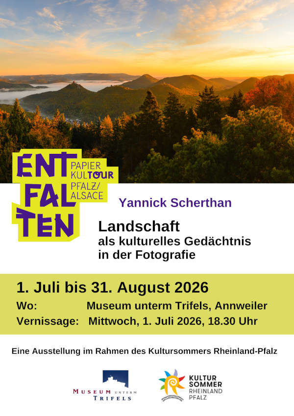 Sonderausstellung „Landschaft als kulturelles Gedächtnis in der Fotografie“ im Juli und August 2026 in Annweiler