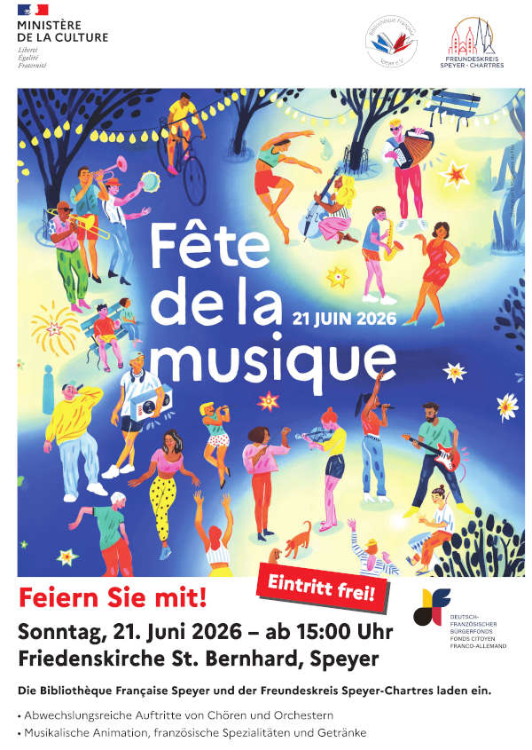 Fête de la Musique im Juni 2026 in der Friedenskirche St. Bernhard in Speyer