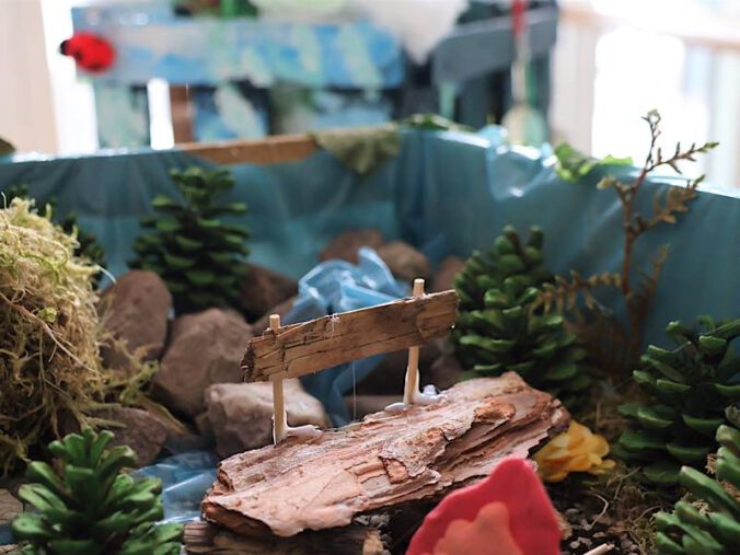 Ausstellung mit Werken von Kindern rund um den Stadtwald (Quelle: Stadt Landau)