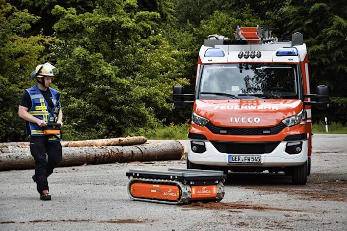 Feuerwehrübung (Foto: Presseteam des Katschutz-Zuges GER)