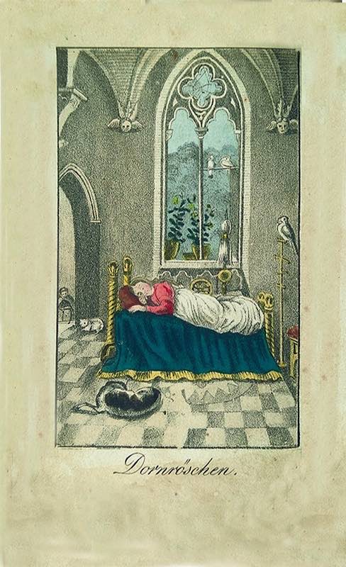 Illustration „Dornröschen“ von Ludwig Emil Grimm - Bildquelle/Copyright: BGG/BLM (Bildarchiv) Kassel