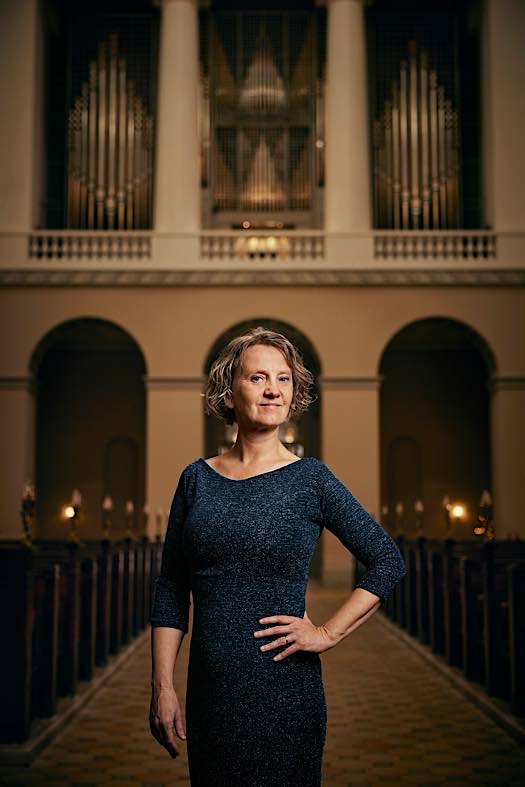 Die dänische Organistin Hanne Kuhlmann (Foto: Emilia Therese)
