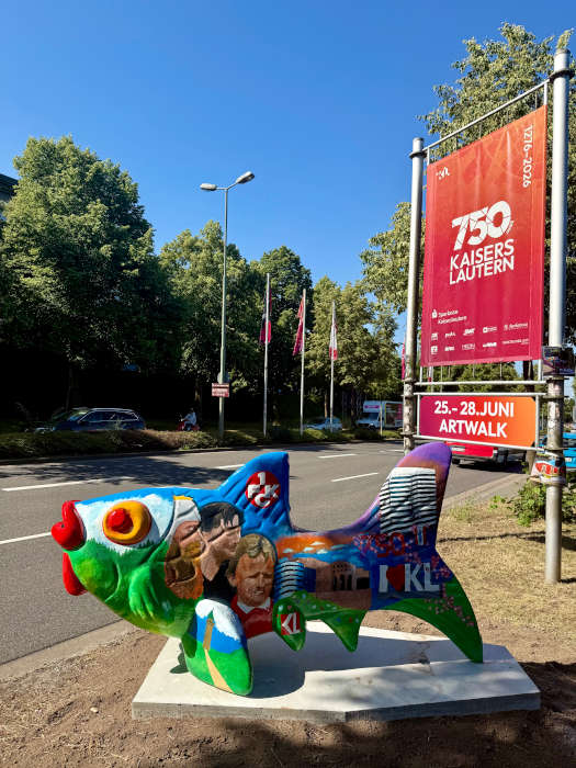 Betzi-Fisch im FCK-Design (Foto: Stadt Kaiserslautern)