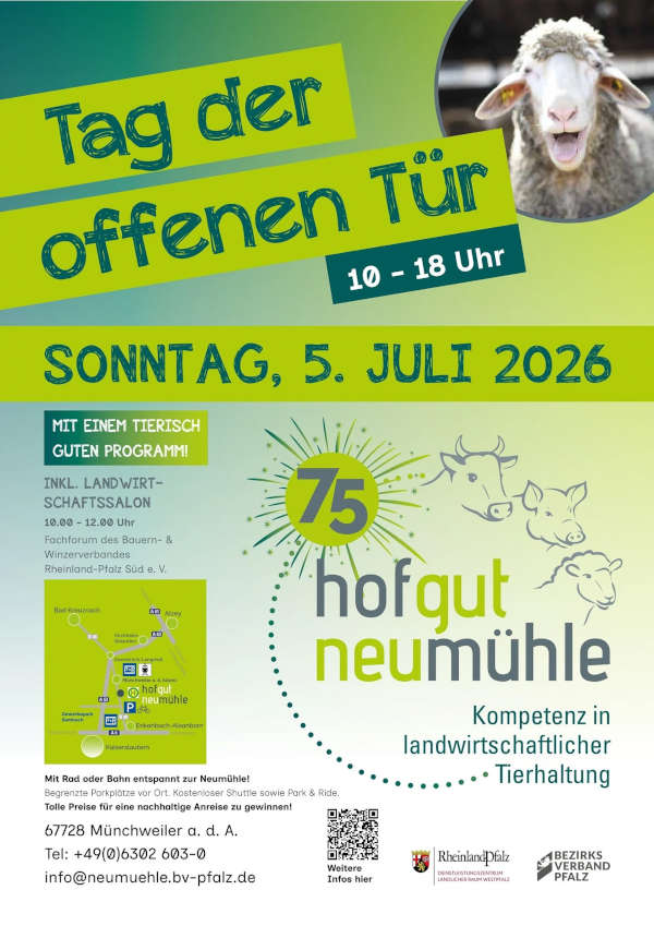 Hofgut Neumühle lädt im Juli 2026 zum Tag der offenen Tür ein