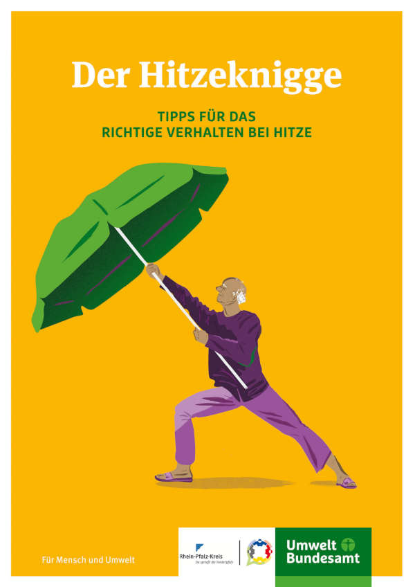Titelblatt Hitzeknigge (Quelle: Rhein-Pfalz-Kreis)