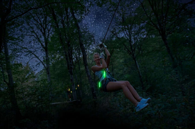 Midnight Zipping (Foto: Ziplinepark Elmstein)