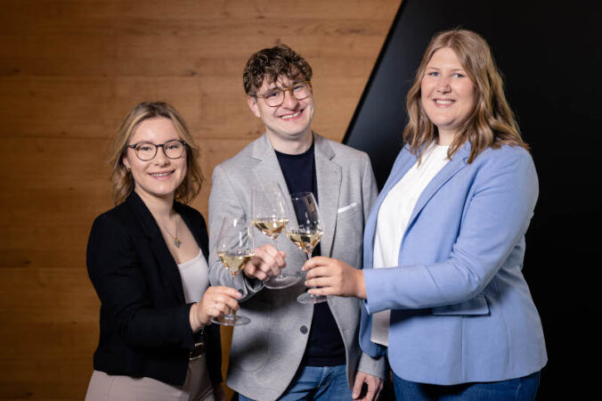 Neues #teampfalz (v.l.: Emely Mugler, Johannes Keller und Sandra Krebs (Bildquelle: BK-Productions)