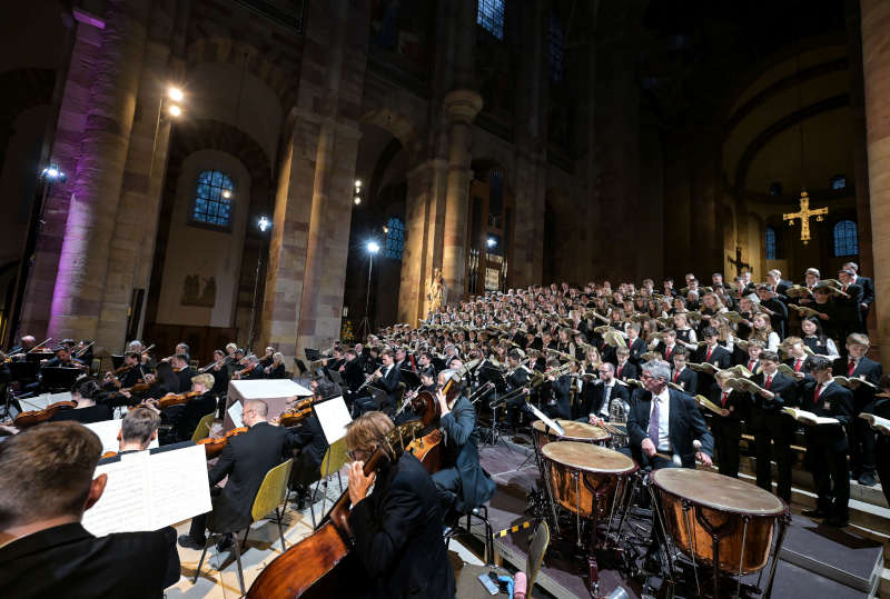 Das Abschlusskonzert der Internationalen Musiktage 2025 (Quelle: Dommusik Speyer, Foto: Klaus Landry)