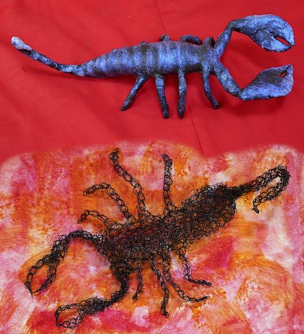 Das Kunstwerk „Skorpione” (Foto: Edda Henßler)