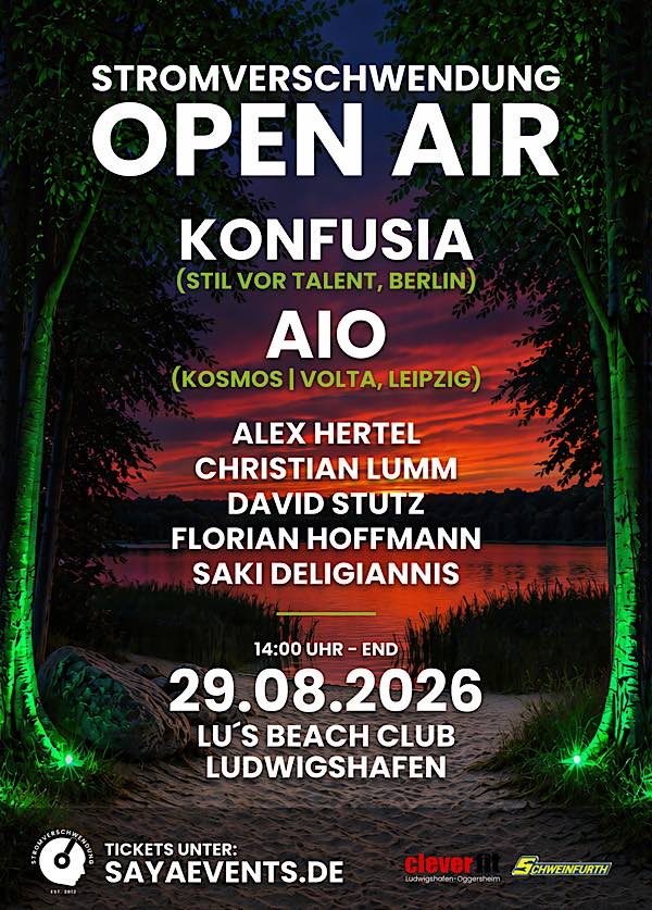 STROMVERSCHWENDUNG OPEN AIR VOL. III im August 2026 in Ludwigshafen