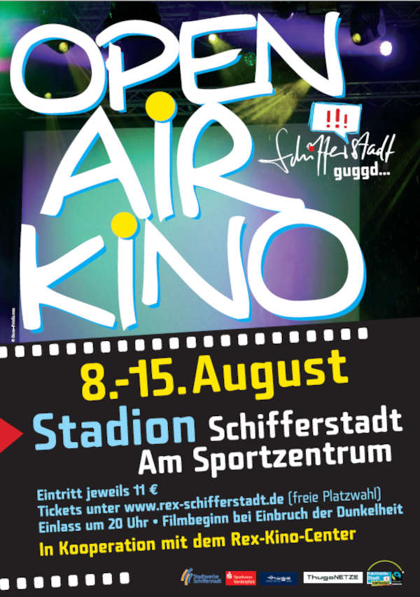 Open-Air-Kino im August 2026 in Schifferstadt