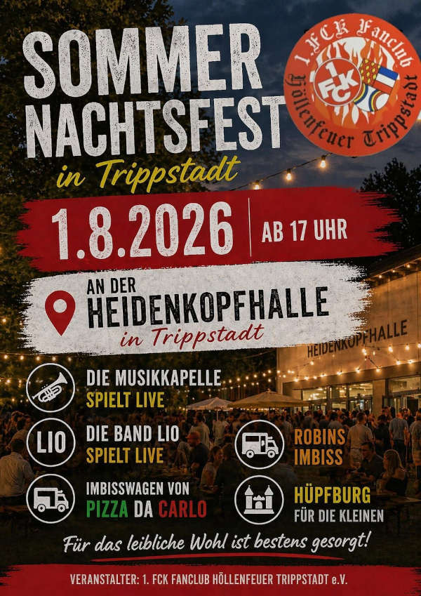 Sommernachtsfest FCK-Fanclub