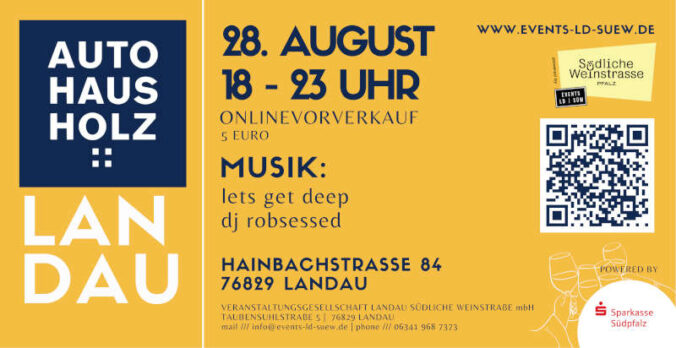 Bottles & Beats Afterwork Party im August 2026 in Landau