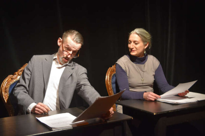 Christian Birko-Flemming und Anja Kleinhans (Foto: S.Dudar/THEATER DER LIEBE)