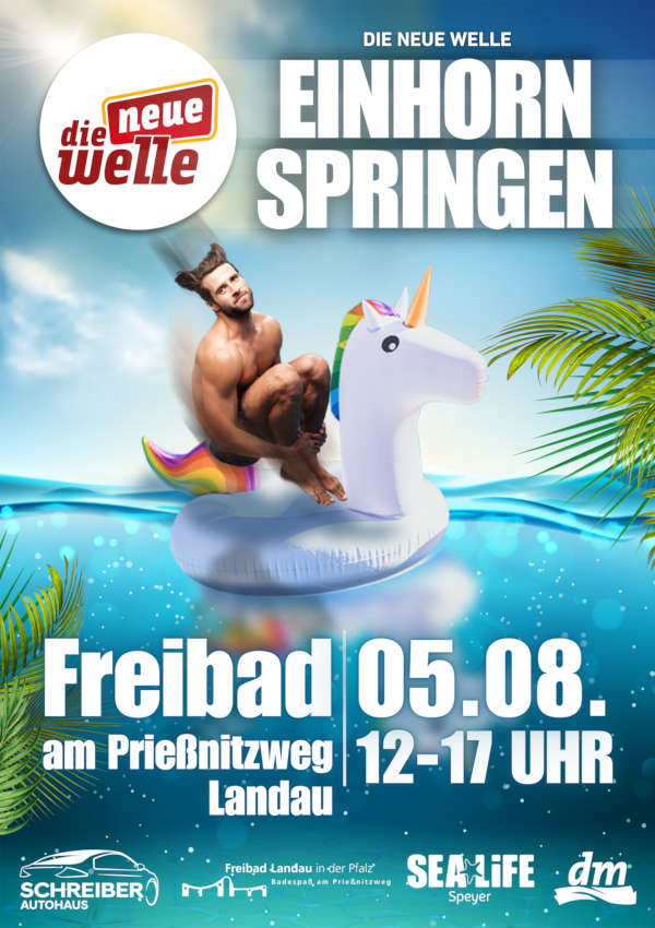 die neue welle-Einhornspringen im August 2026 in Landau