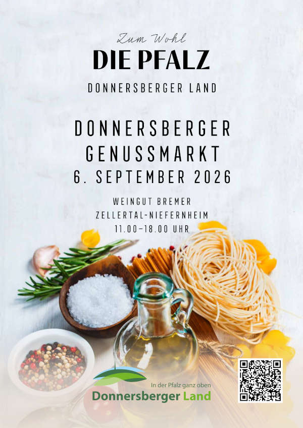 Donnersberger Genussmarkt im September 2026 im Zellertal