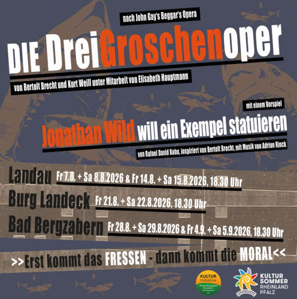 DIE DREIGROSCHENOPER im August und September 2026 in der Südpfalz
