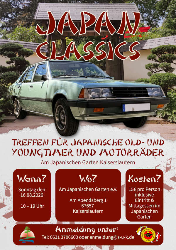 Japan Classics im August 2026 im Japanischen Garten Kaiserslautern