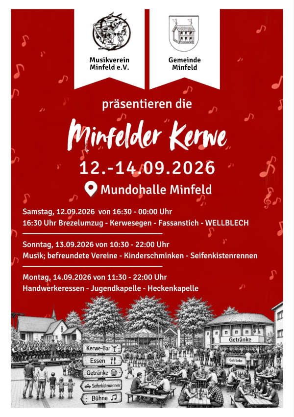 Minfelder Kerwe im September 2026