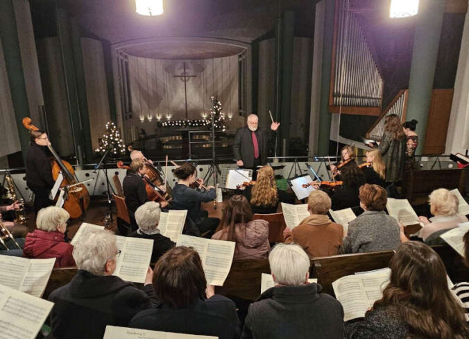 Probe des Kirchenchors St. Sebastian (Foto: Kirchenchor St. Sebastian)